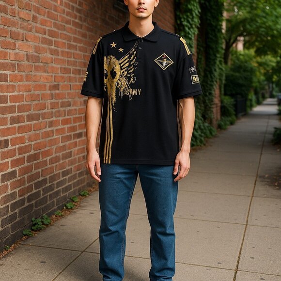 NWT Royal Army Button-Up Shirt – Men’s Size XL, Military Style (1144) - Picture 2 of 5